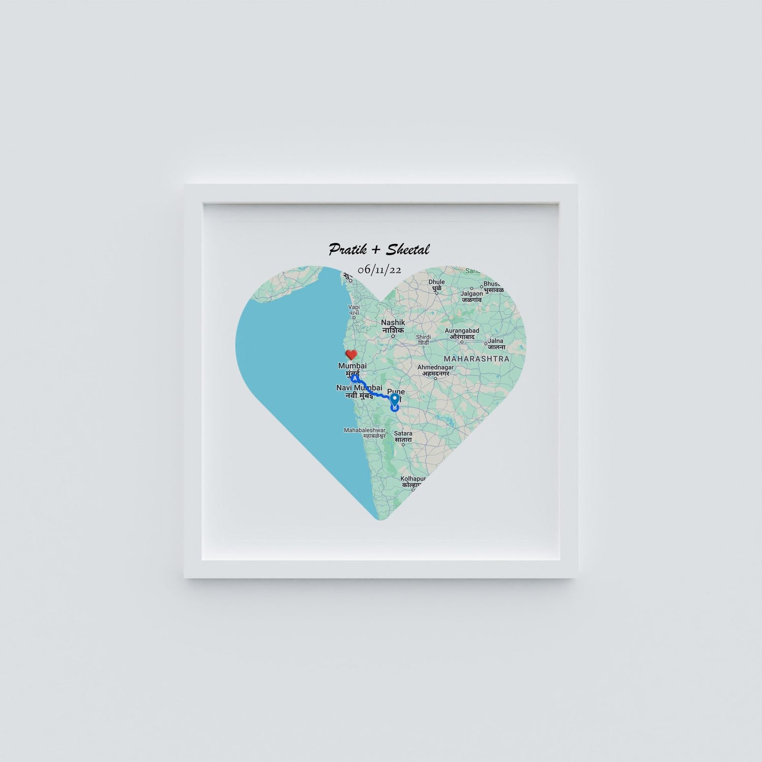 Personalized Location Frame