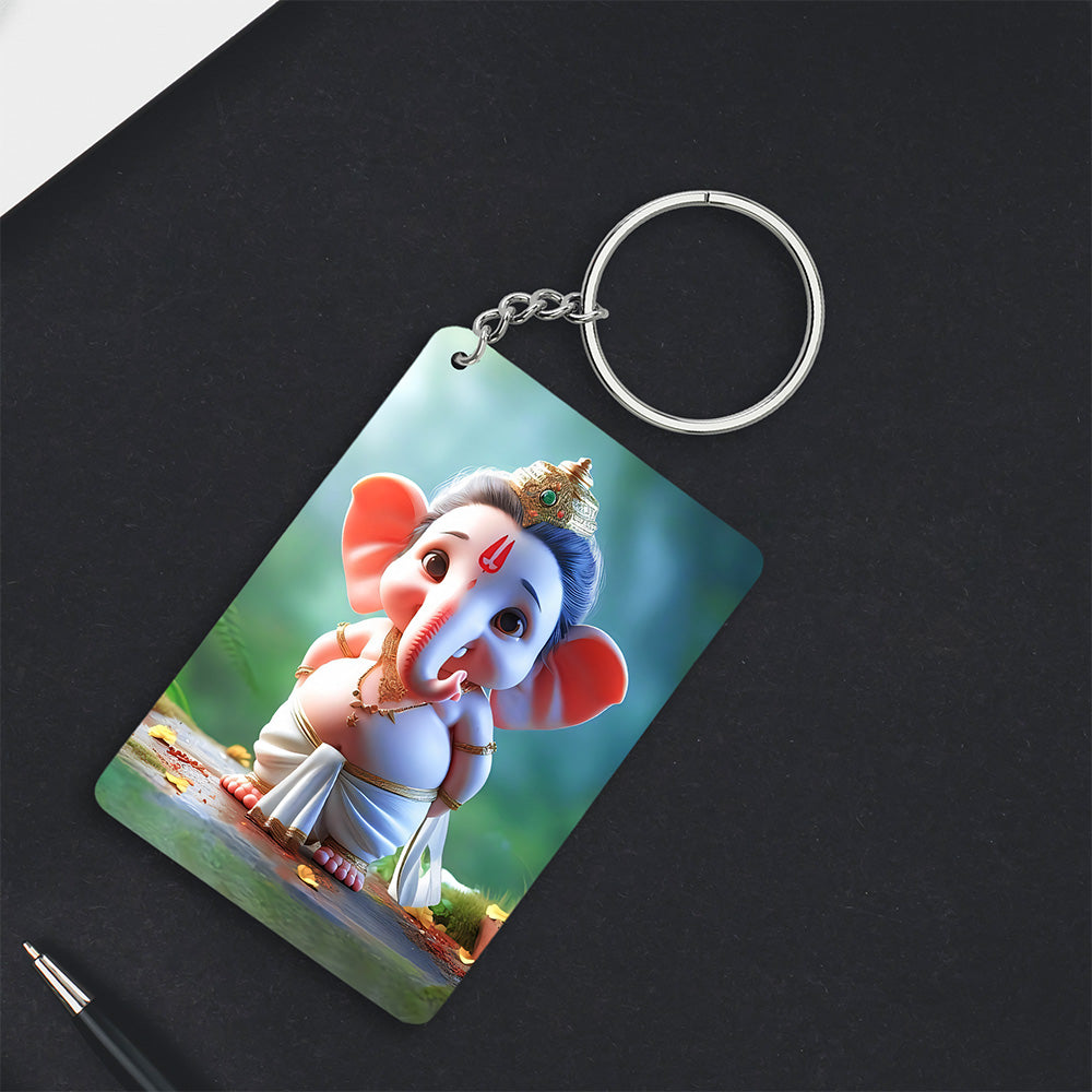 Baby Ganesha Keychain (Pack of 4)