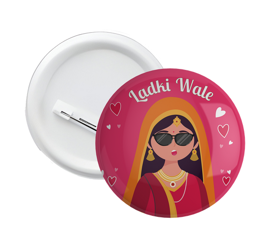 Ladki wale wedding badge