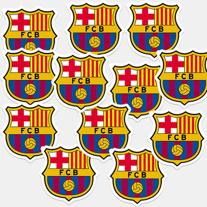 Barcelona Football Club Stickers (12-Pack)