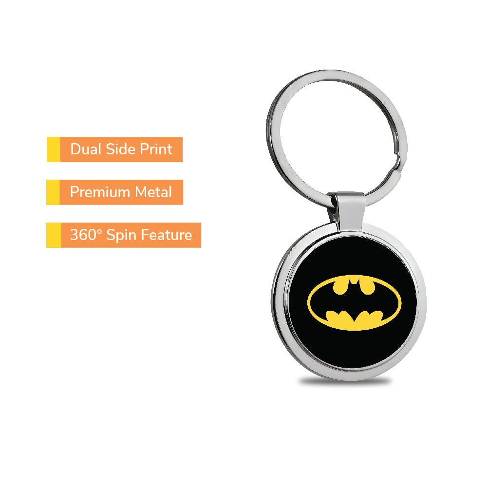 Batman 360° Metal Spin Keychain