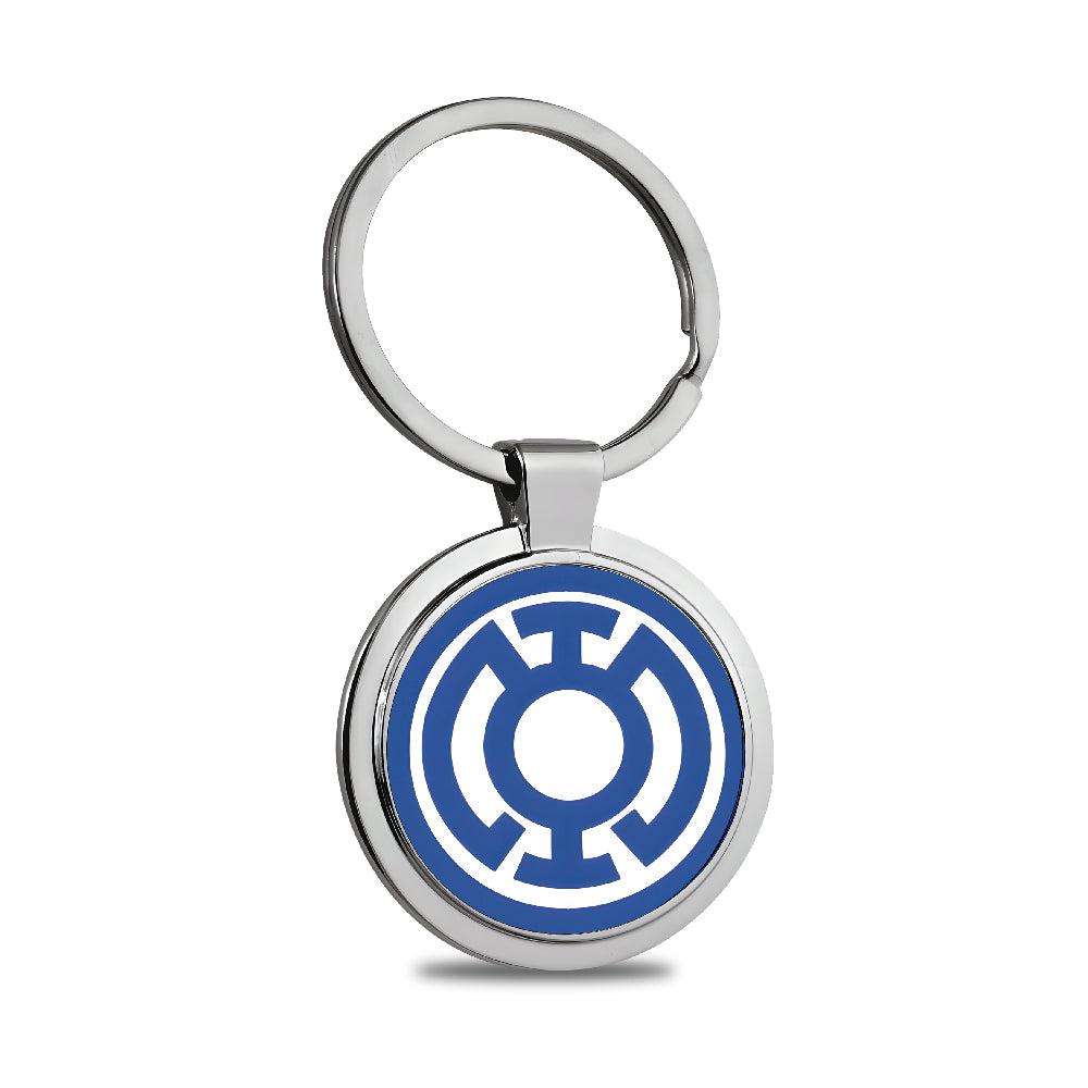 Blue Lantern 360° Metal Spin Keychain