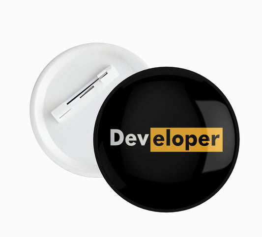 Devloper pin badge