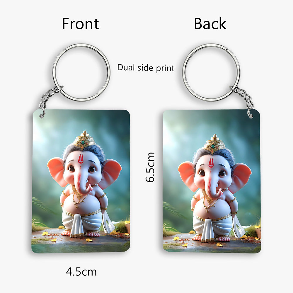 Baby Ganesha Keychain (Pack of 4)