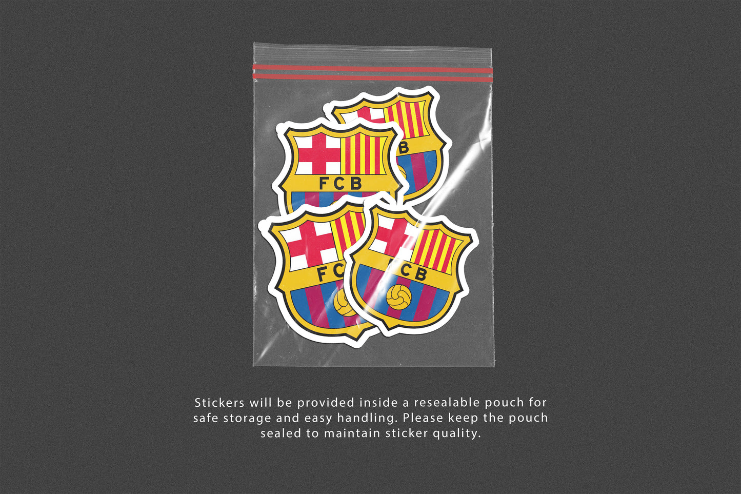 Barcelona Football Club Stickers (12-Pack)