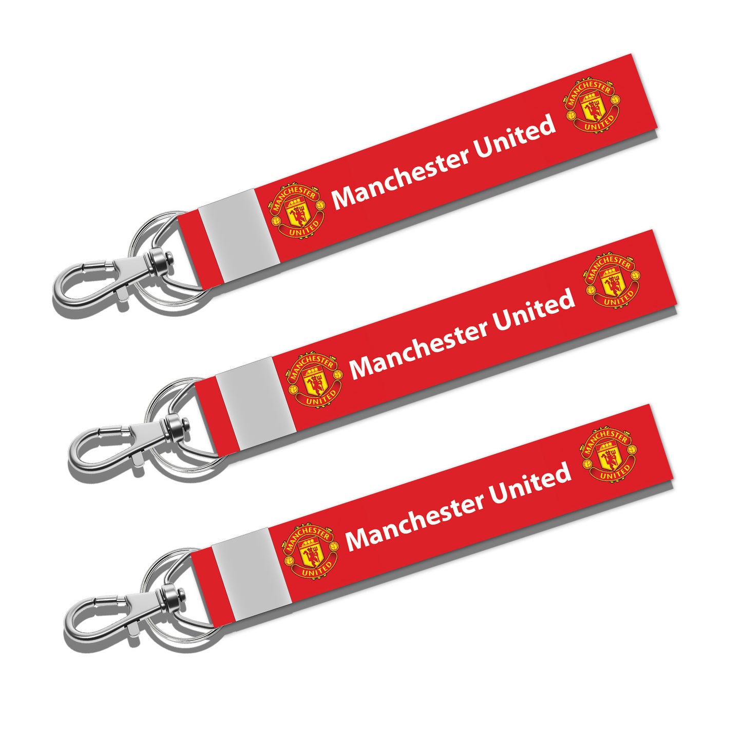 Manchester United Short Lanyard Football Keychain