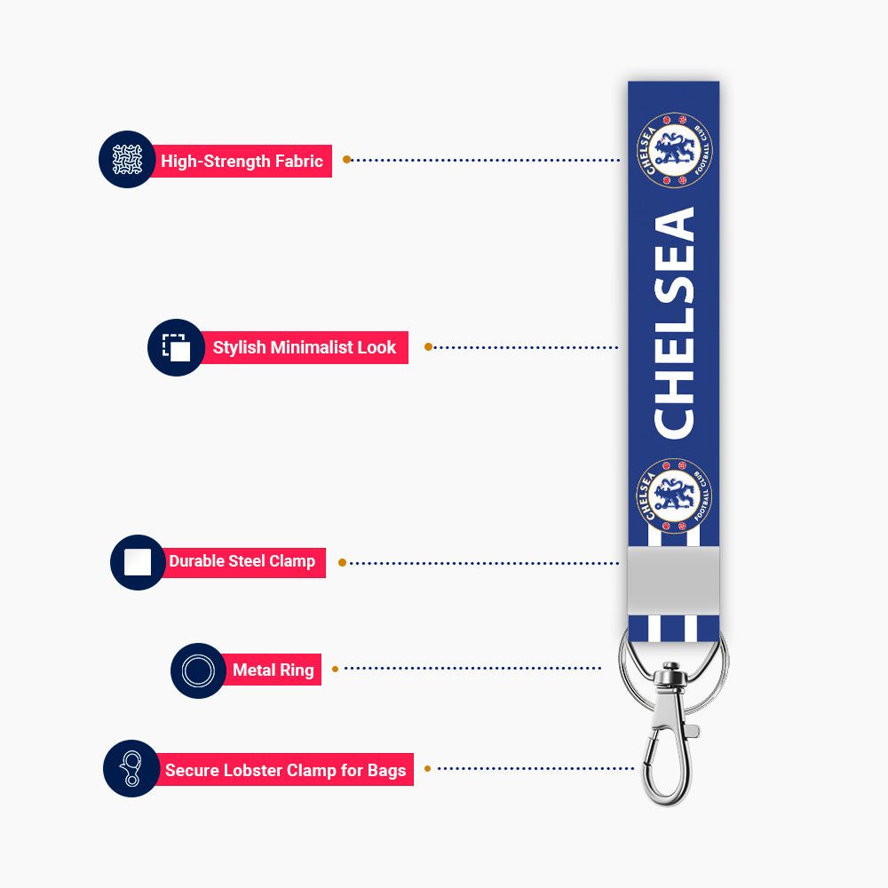 Chelsea Short Lanyard Keychain