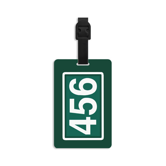 Squad game 456 Luggage Tag