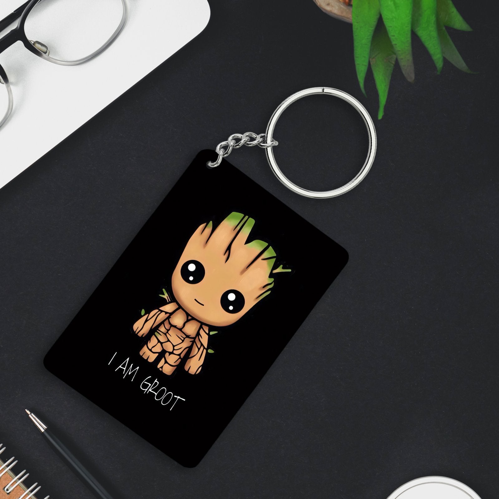 I Am Groot Keychain