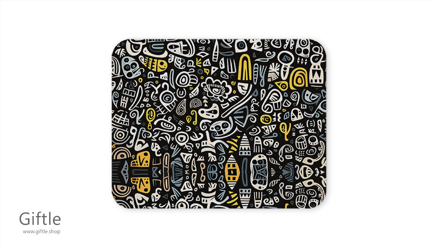 Doodle art Pattern Mousepad