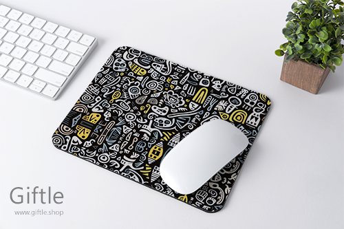 Doodle art Pattern Mousepad