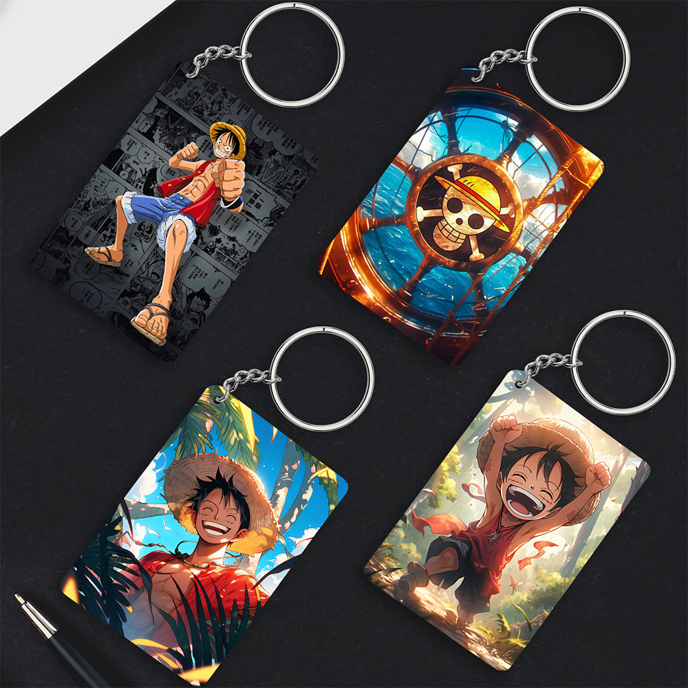 Luffy Keychain 3 (Pack of 4)