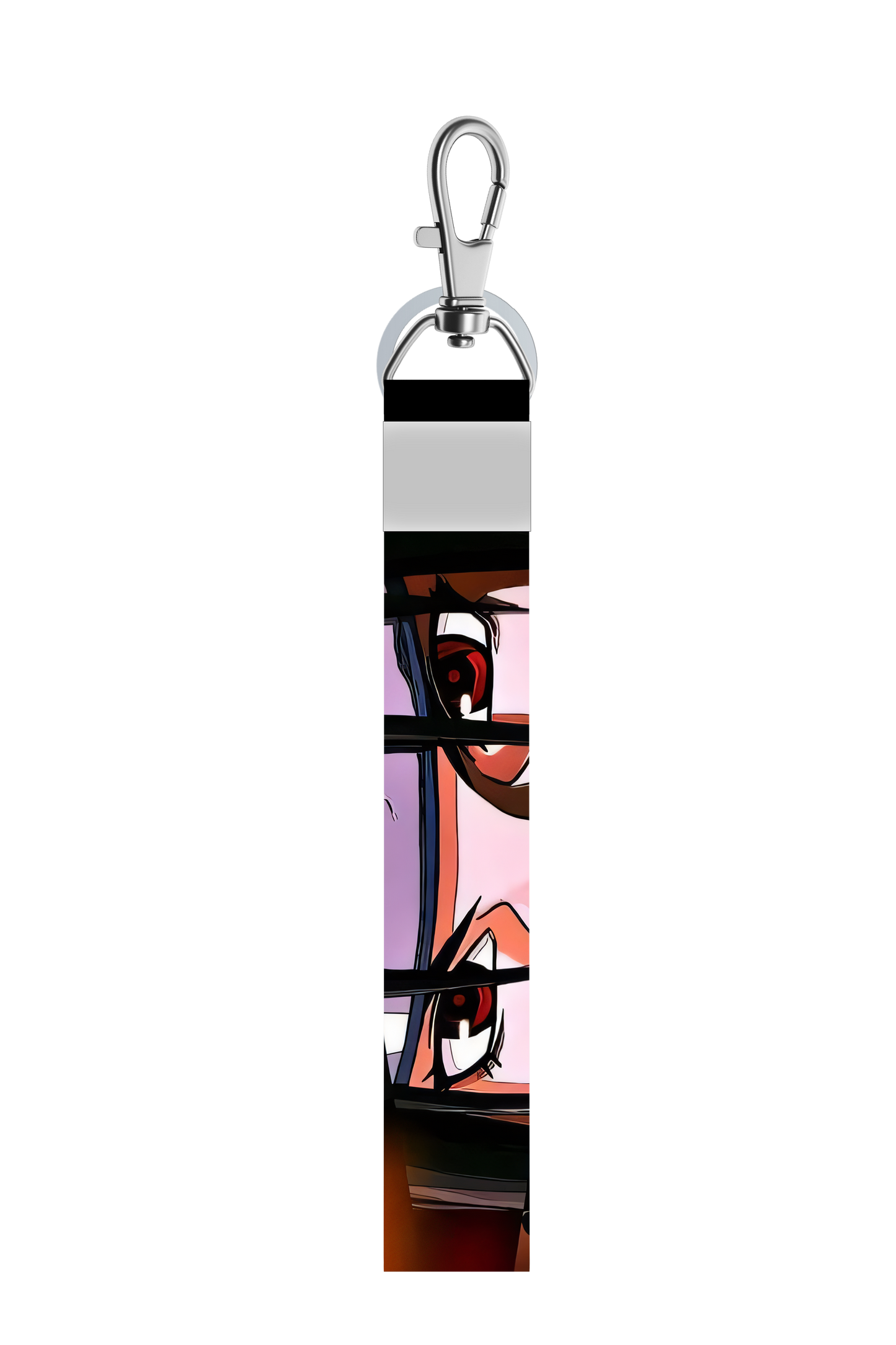 Anime Eye short Lanyard Keychains