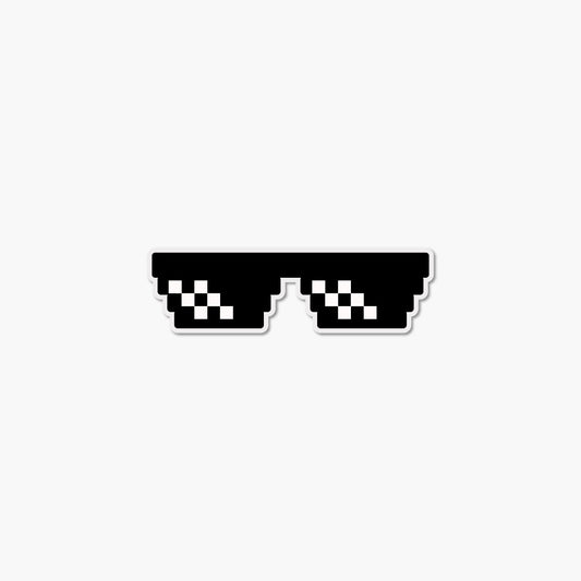 Pixel Glasses Sticker