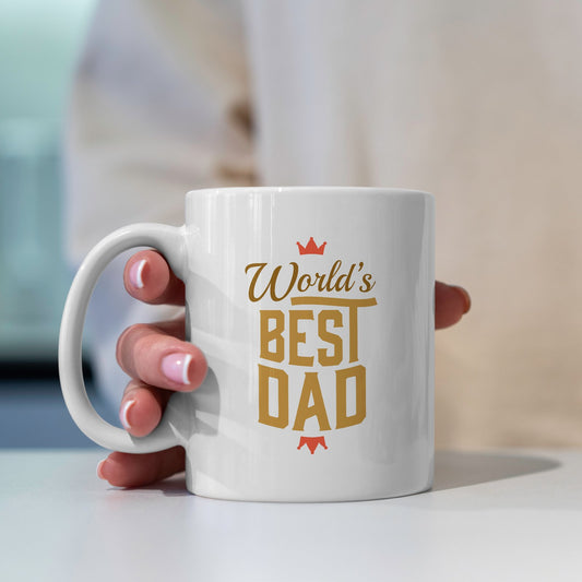 Worlds best dad coffee mug