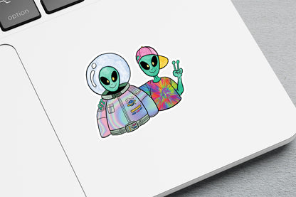 Alien Laptop Sticker – Perfect for Laptops, Books, Mobiles, and Bottles!