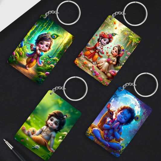 Baby Krishna Keychain (Pack of 4)