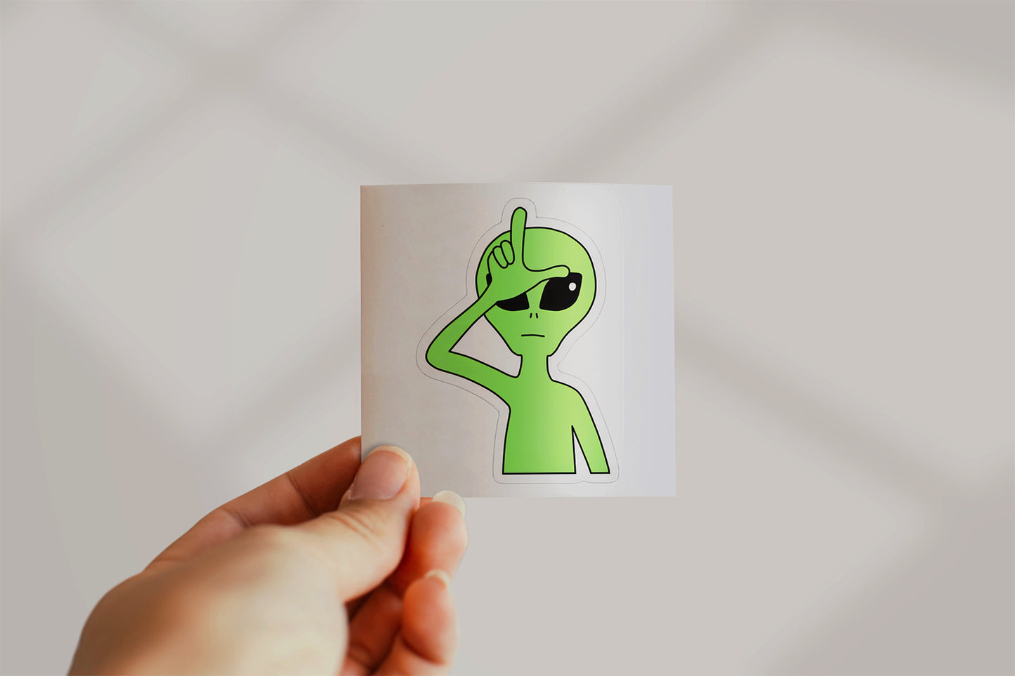 Alien Laptop Sticker – Perfect for Laptops, Books, Mobiles, and Bottles!