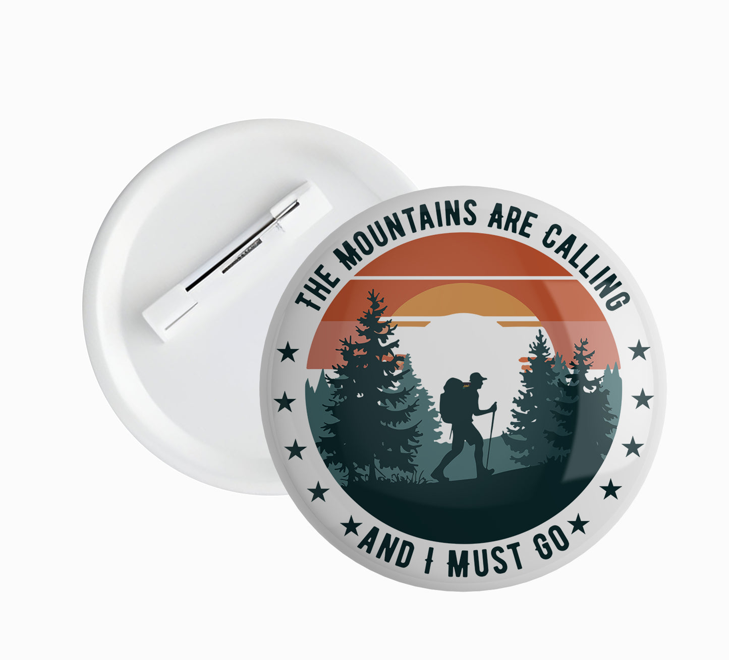 Mountain Calling Adventure Pin Badge