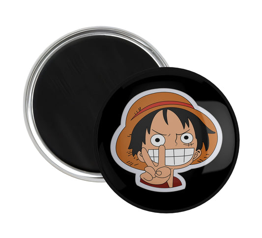 One Piece Anime Fridge Magnet - 58mm Round Circle for Refrigerator