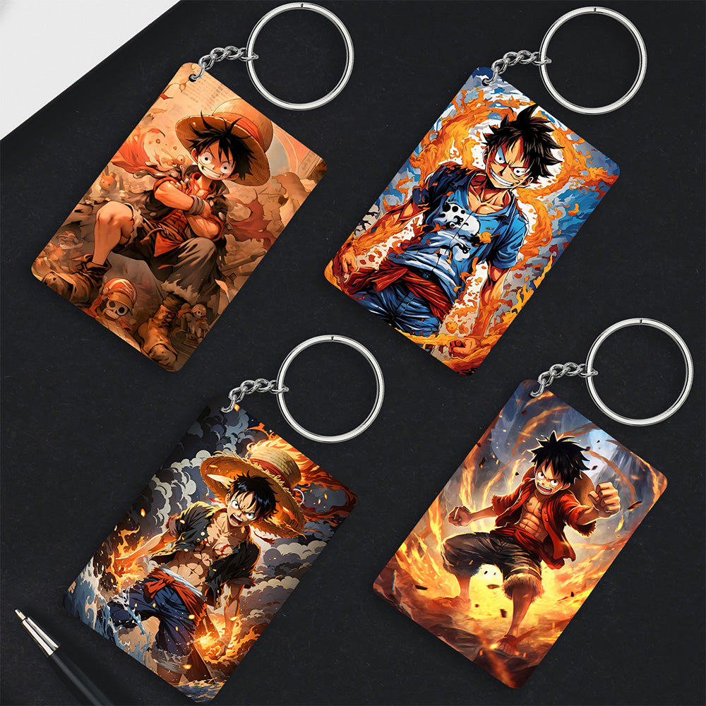 Luffy Keychain 4 (Pack of 4)