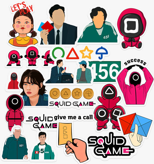 Squid game Sticker Pack