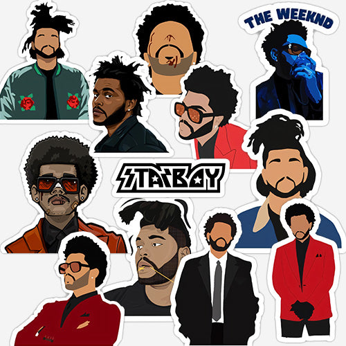 The Weeknd Starboy sticker Pack